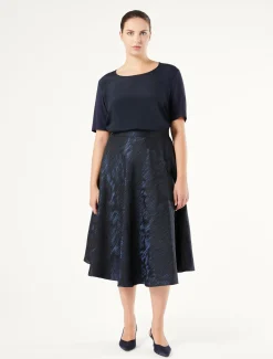 Marina Rinaldi Jupe en tissu jacquard BLEUMARINE Sale