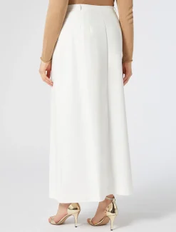 Marina Rinaldi Jupe en toile de coton mélangé BLANC Hot