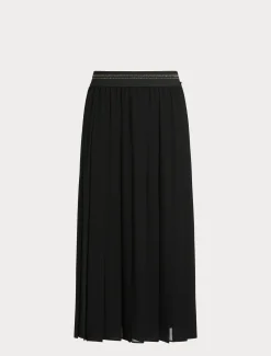 Marina Rinaldi Jupe longue en georgette NOIR Sale