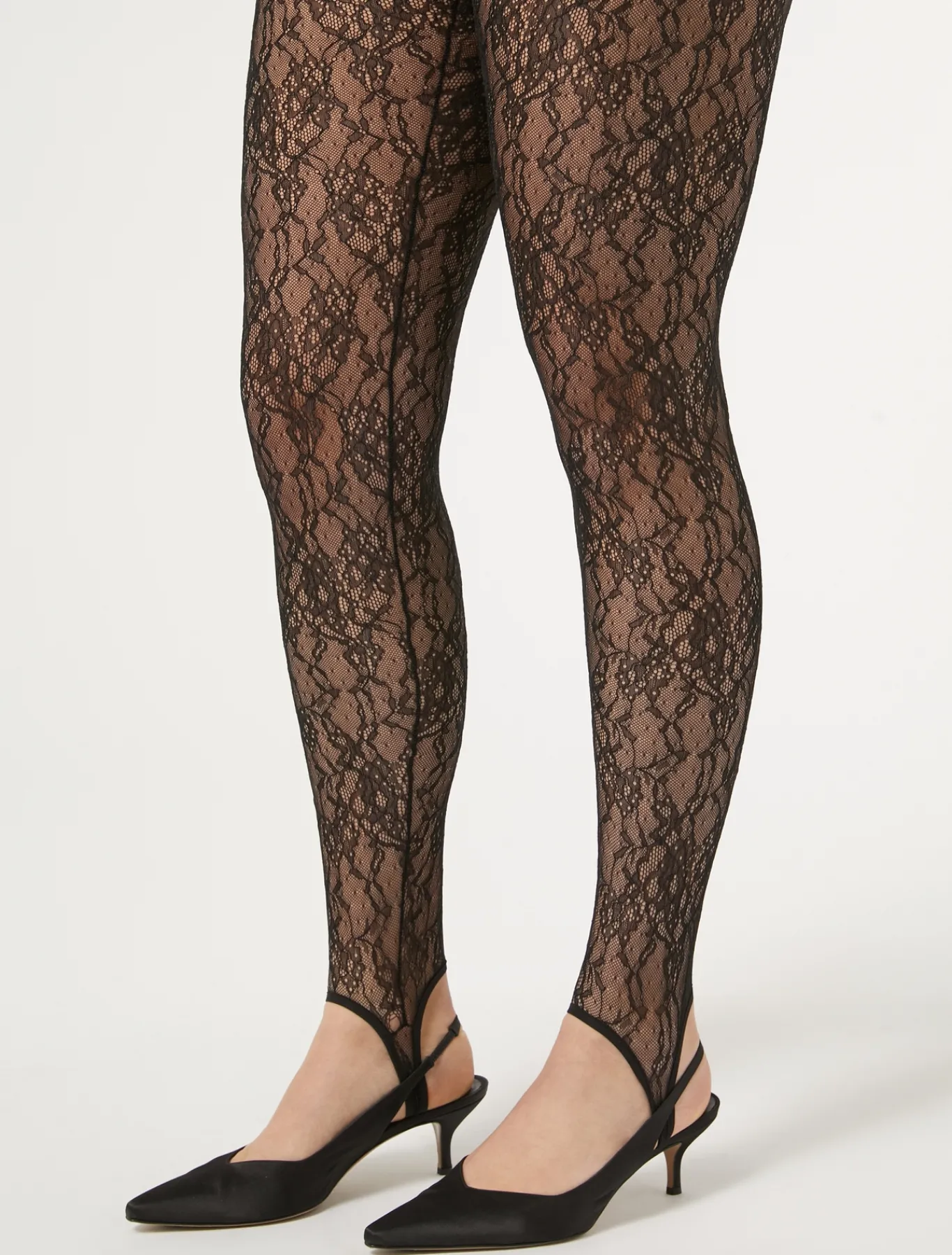 Marina Rinaldi Legging en dentelle stretch NOIR Fashion