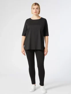 Marina Rinaldi Legging en jersey compact NOIR Discount