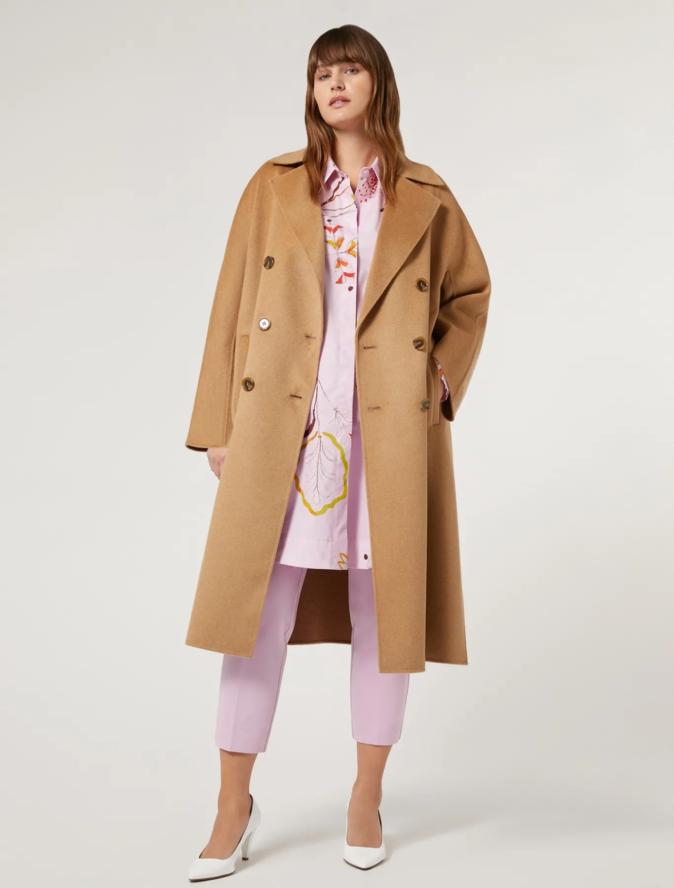 Marina Rinaldi Manteau double de laine POILDECHAMEAU Hot