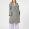 Marina Rinaldi Manteau double de laine à carreaux NOIRBLANC Sale