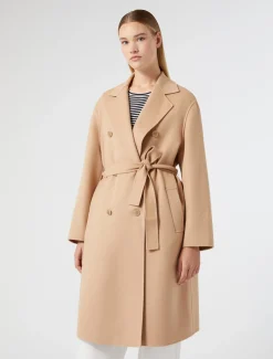 Marina Rinaldi Manteau double de laine mélangée POILDECHAMEAU Discount