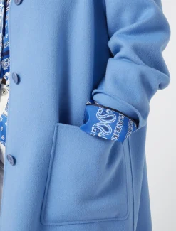 Marina Rinaldi Manteau double de laine mélangée AZURE Outlet