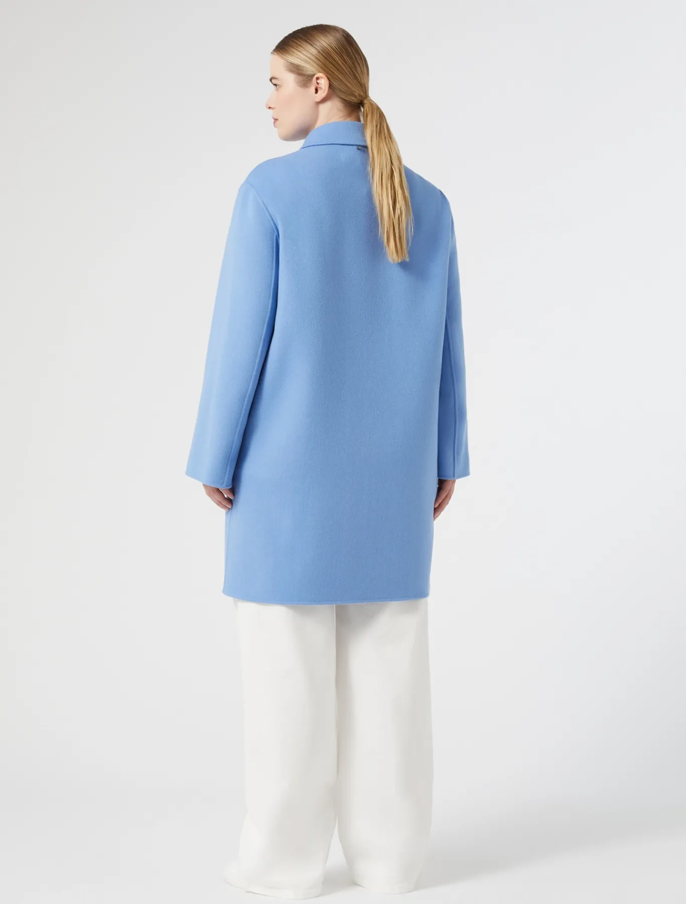 Marina Rinaldi Manteau double de laine mélangée AZURE Outlet
