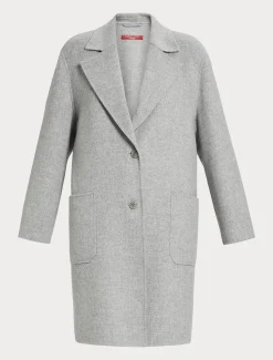 Marina Rinaldi Manteau double de laine mélangée GRISMOYEN Outlet