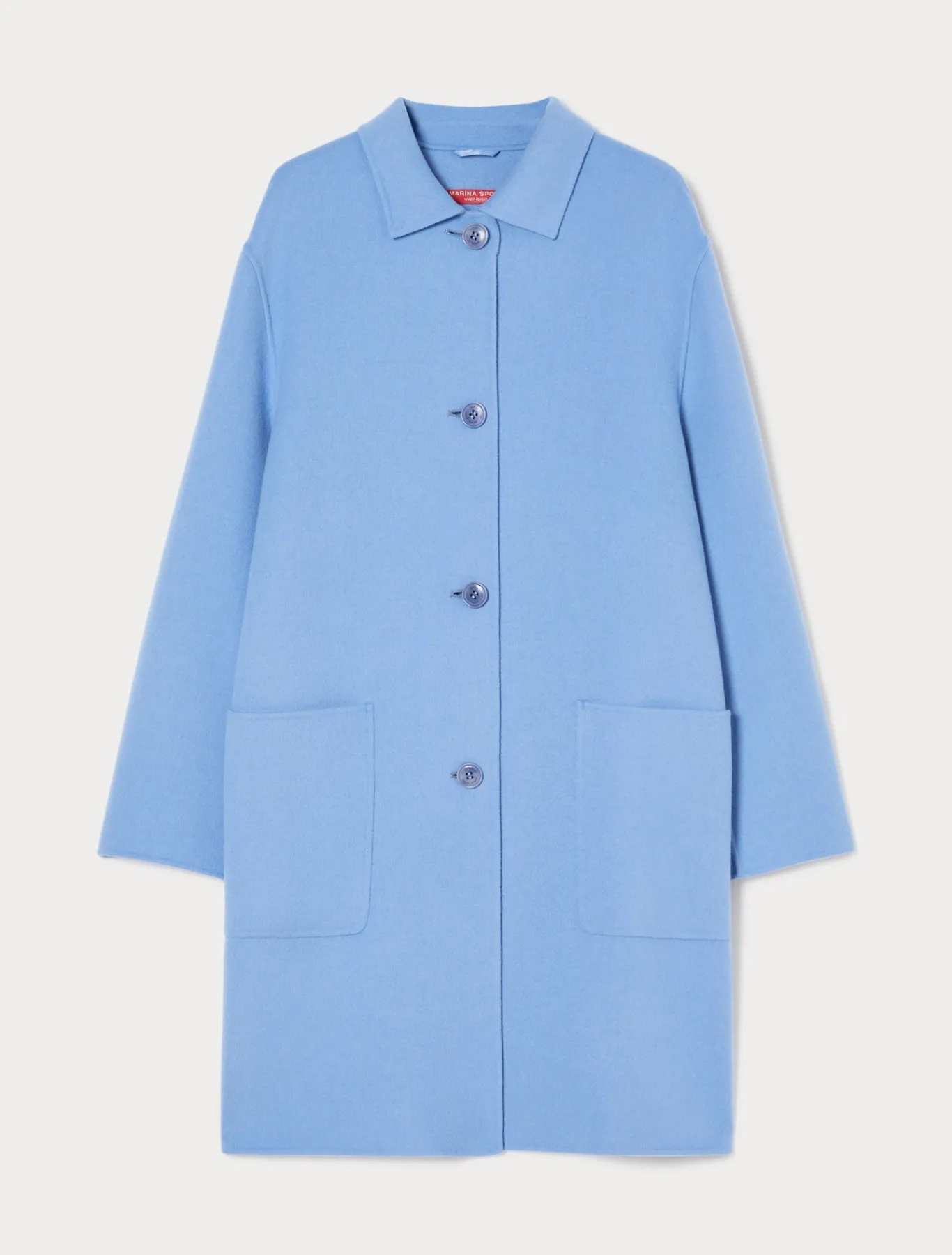Marina Rinaldi Manteau double de laine mélangée AZURE Outlet