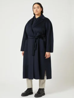 Marina Rinaldi Manteau double de pure laine BLEUMARINE Outlet