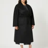 Marina Rinaldi Manteau double en cachemire NOIR Outlet