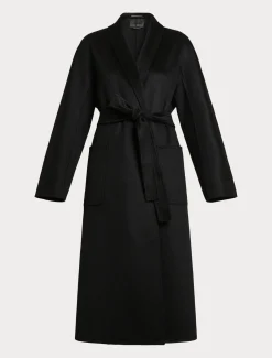 Marina Rinaldi Manteau double en cachemire NOIR Outlet