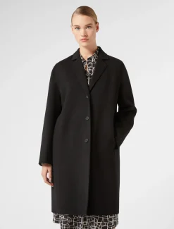 Marina Rinaldi Manteau double en laine et cachemire NOIR Fashion