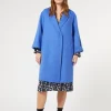 Marina Rinaldi Manteau double en laine et cachemire BLEUDECHINE Online