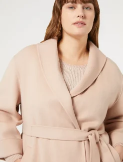 Marina Rinaldi Manteau double en laine et cachemire IVOIRE Outlet