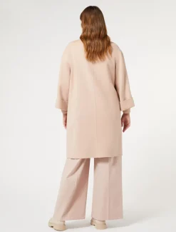 Marina Rinaldi Manteau double en laine et cachemire IVOIRE Outlet