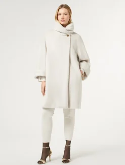 Marina Rinaldi Manteau en alpaga et laine MAKEUPLUMIERE Sale