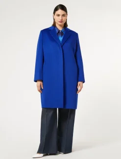 Marina Rinaldi Manteau en drap de laine BLEUET Hot