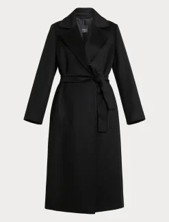 Marina Rinaldi Manteau en drap de laine NOIR Fashion