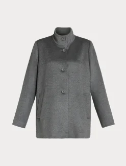 Marina Rinaldi Manteau en drap de laine GRISMOYEN Fashion