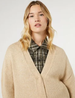 Marina Rinaldi Manteau en fil de maille ALBINO Fashion