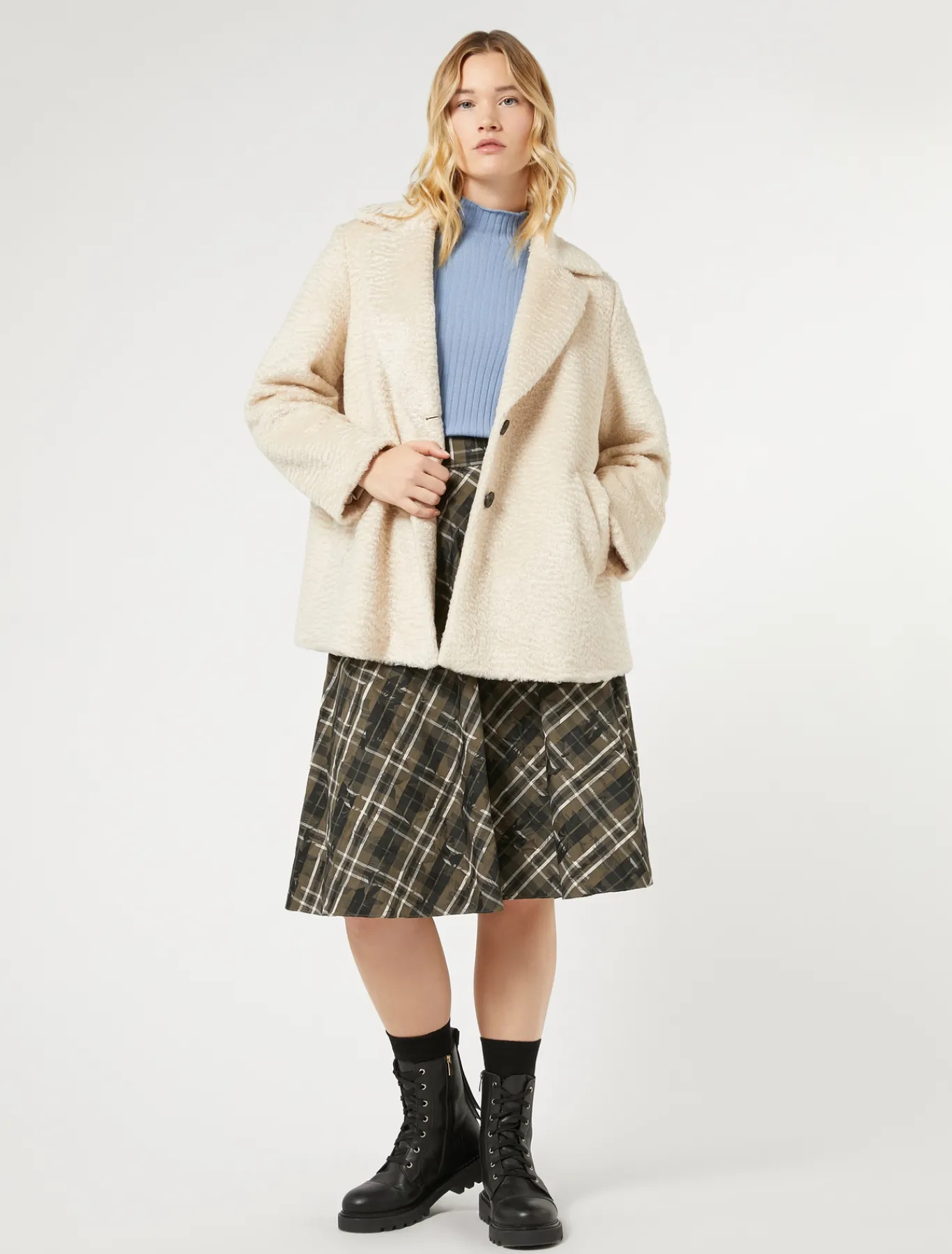 Marina Rinaldi Manteau en jersey ALBINO Clearance