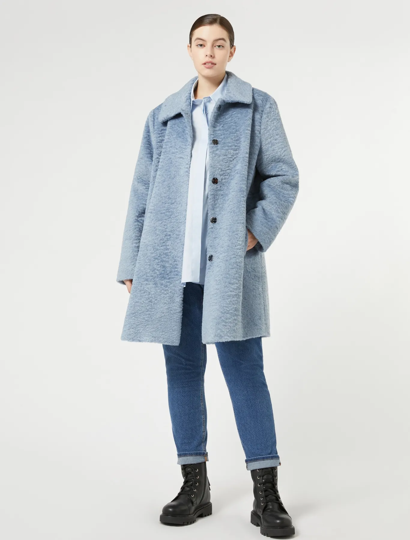 Marina Rinaldi Manteau en jersey AZURE Fashion