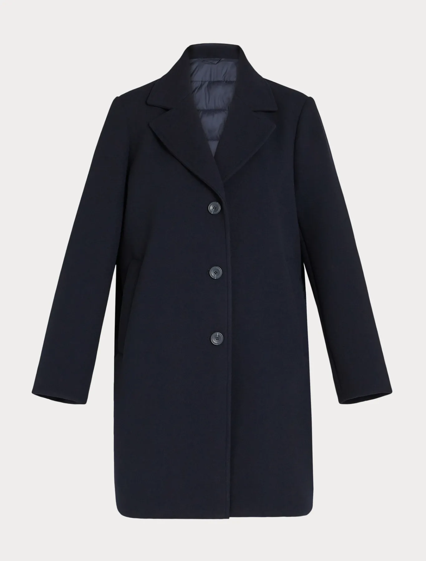 Marina Rinaldi Manteau en jersey et toile de nylon déperlant BLEUNUIT Best