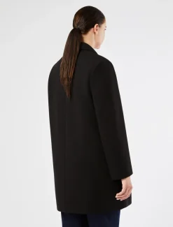 Marina Rinaldi Manteau en jersey stretch NOIR Fashion