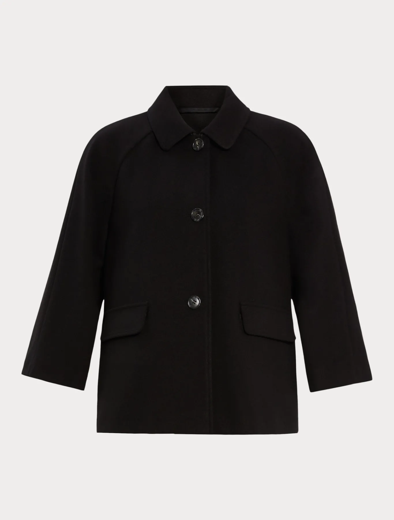 Marina Rinaldi Manteau en jersey stretch NOIR Fashion