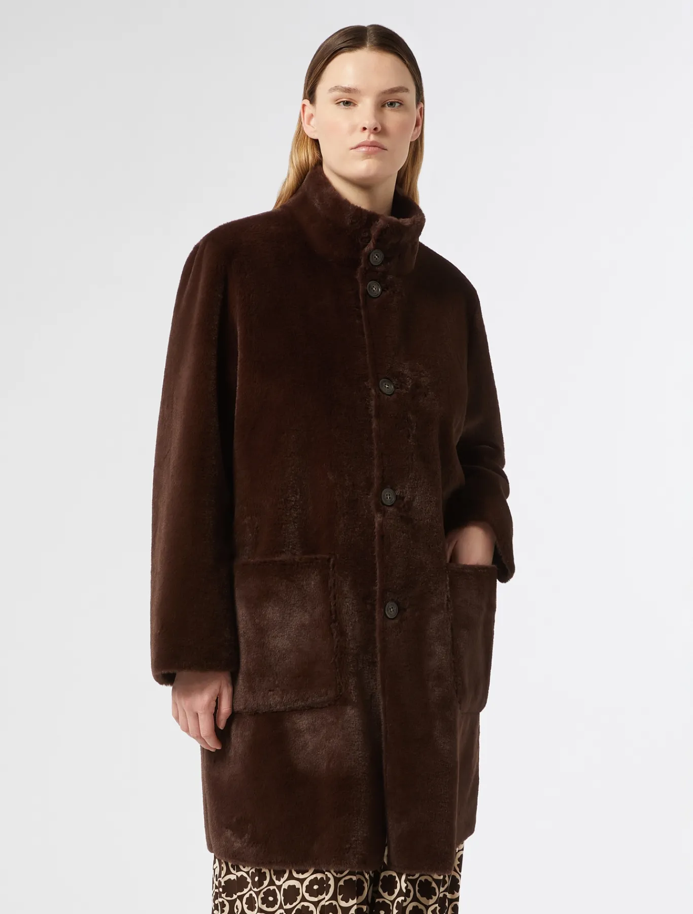 Marina Rinaldi Manteau réversible BRUN Online