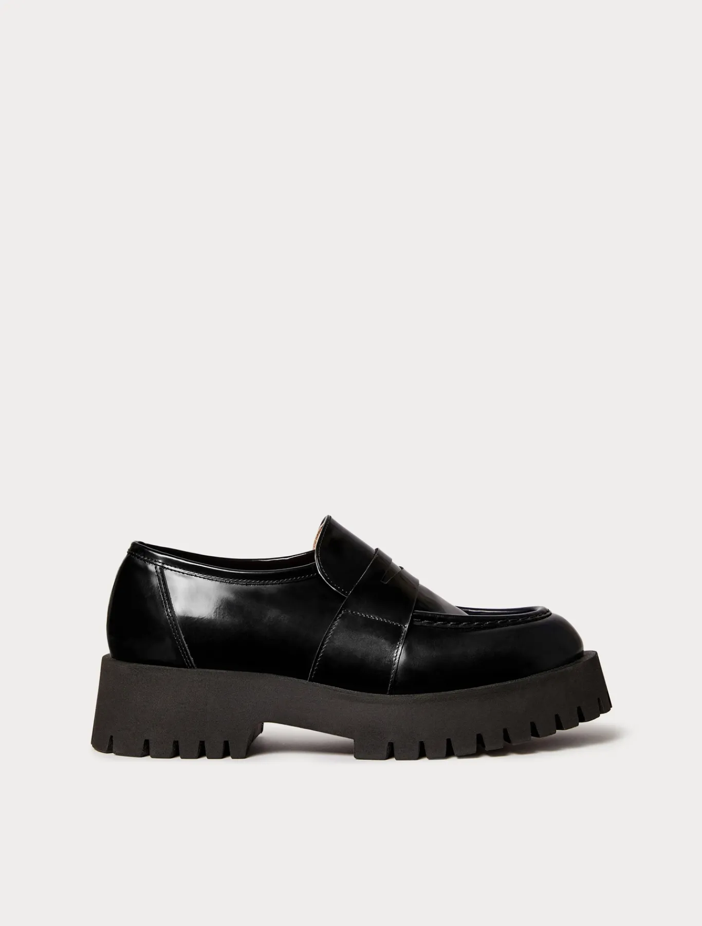 Marina Rinaldi Mocassins en cuir BLEUNUIT Fashion