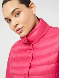 Marina Rinaldi Modèle rembourré en toile de nylon déperlante ROUGE Discount