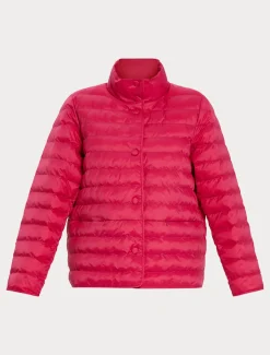 Marina Rinaldi Modèle rembourré en toile de nylon déperlante ROUGE Discount