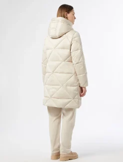 Marina Rinaldi Modèle rembourré long en satin imperméable IVOIRE Online