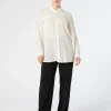 Marina Rinaldi Pantalon cigarette en triacétate NOIR Online