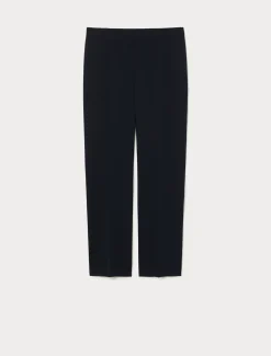 Marina Rinaldi Pantalon cigarette en triacétate BLEUNUIT Online