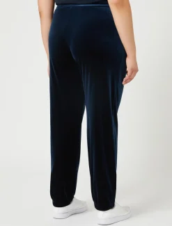 Marina Rinaldi Pantalon de jogging en chenille BLEUNUIT New
