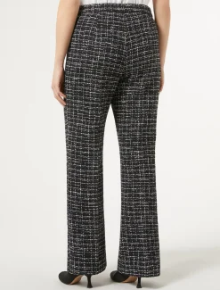 Marina Rinaldi Pantalon effet bouclé BLEUNUIT Discount