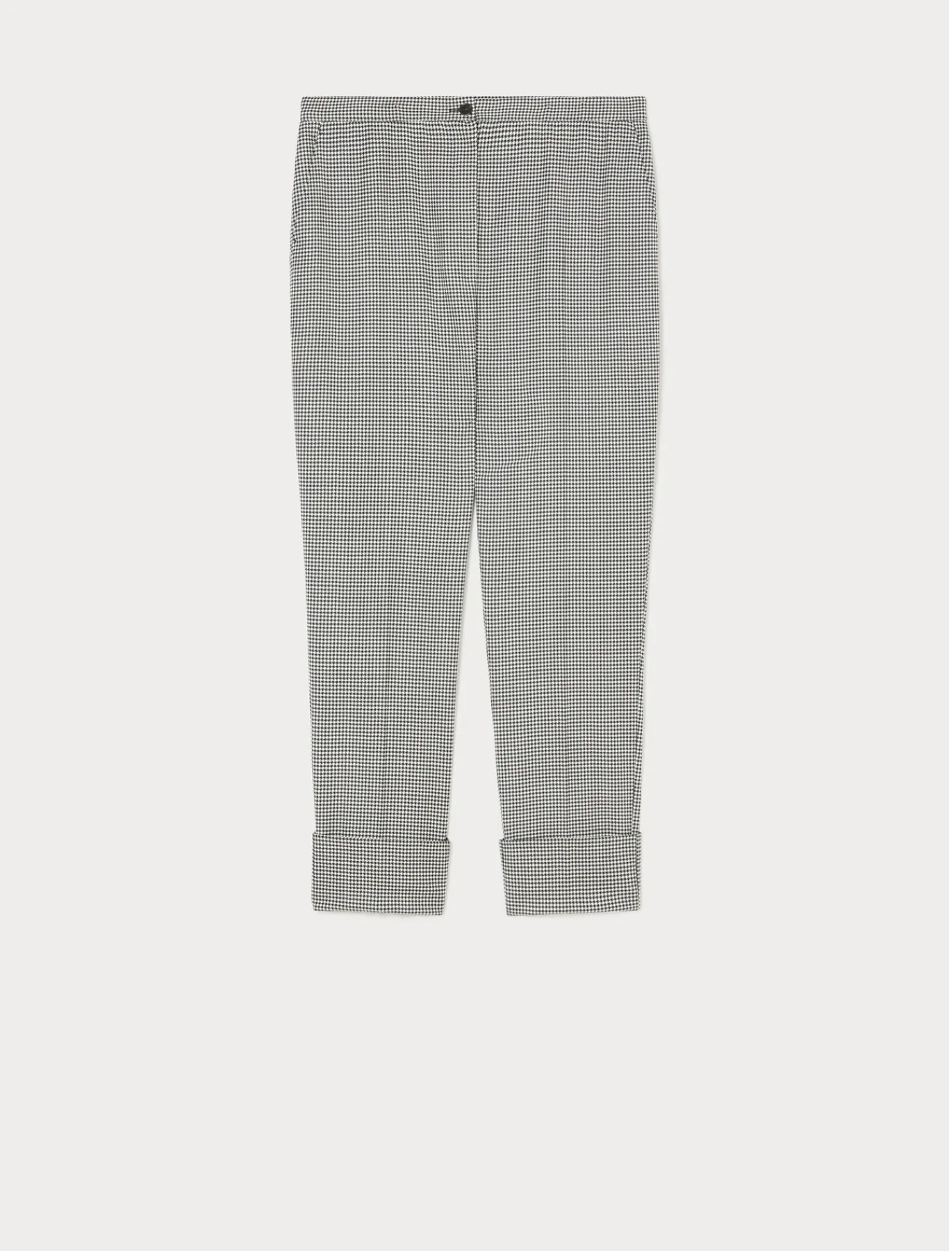 Marina Rinaldi Pantalon en batavia de laine stretch NOIRBLANC New