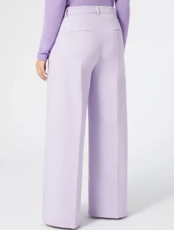 Marina Rinaldi Pantalon en bull de coton LILAS Clearance