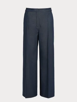 Marina Rinaldi Pantalon en bull de coton BLEUJEANS Hot