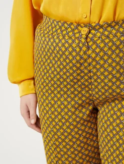 Marina Rinaldi Pantalon en cady JAUNE Sale