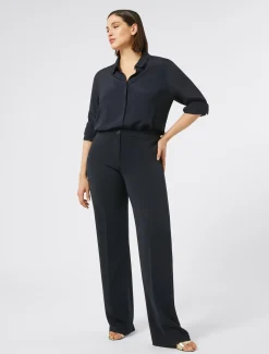 Marina Rinaldi Pantalon en cady fluide BLEUMARINE Clearance
