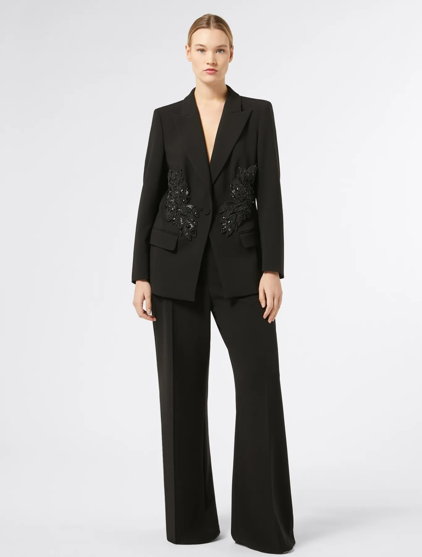 Marina Rinaldi Pantalon en cady triacétate NOIR New