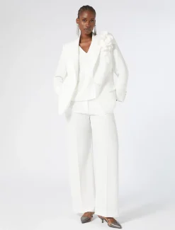 Marina Rinaldi Pantalon en cady triacétate BLANC Best