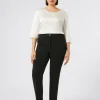 Marina Rinaldi Pantalon en cady triacétate NOIR Outlet