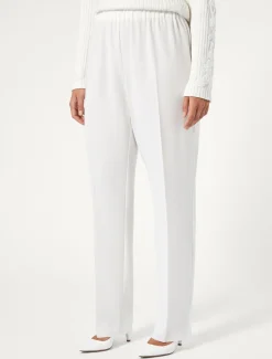 Marina Rinaldi Pantalon en cady triacétate BLANC Clearance