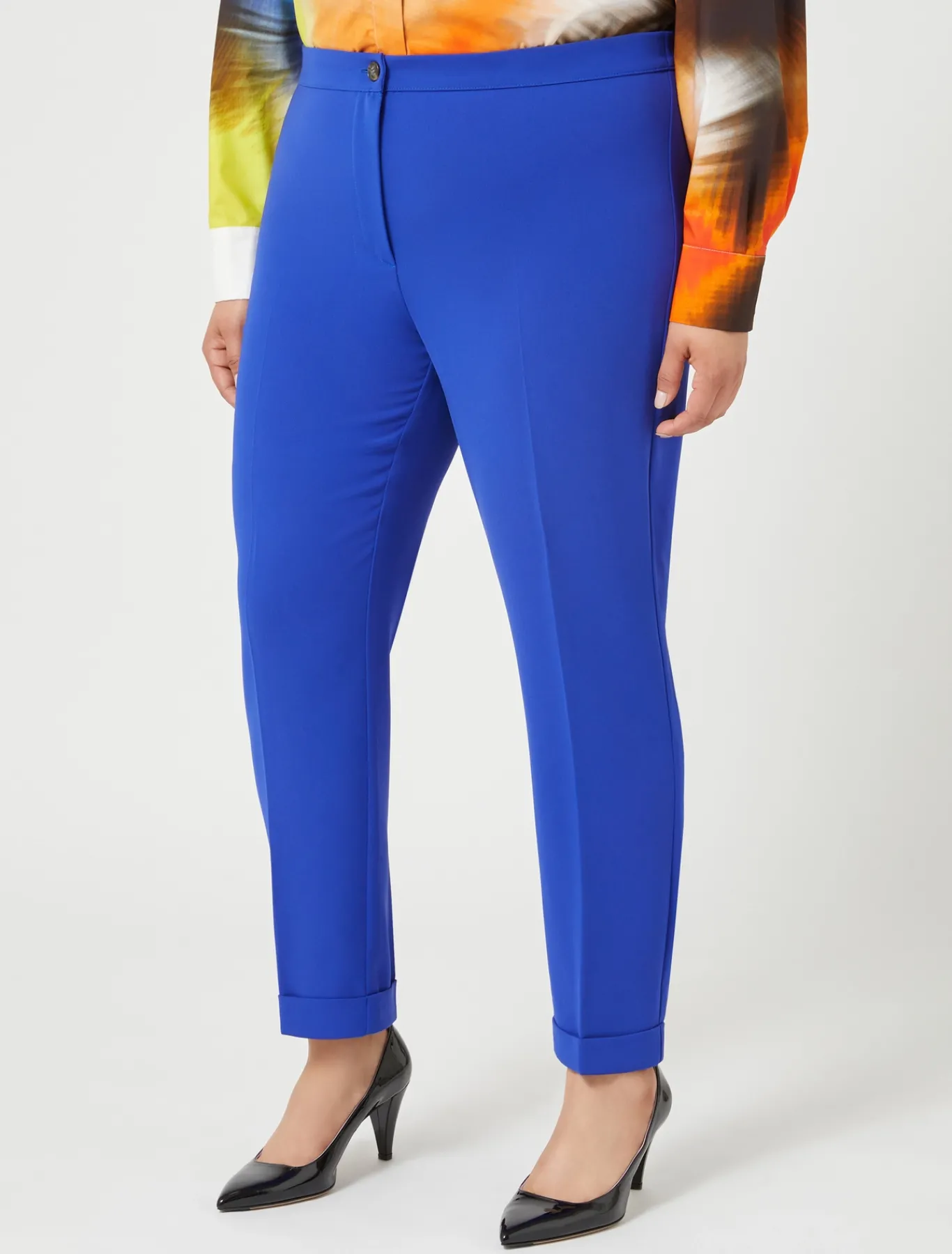 Marina Rinaldi Pantalon en cady triacétate BLEUVIOLET New