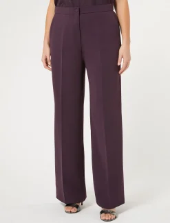 Marina Rinaldi Pantalon en cady triacétate BORDEAUX Outlet
