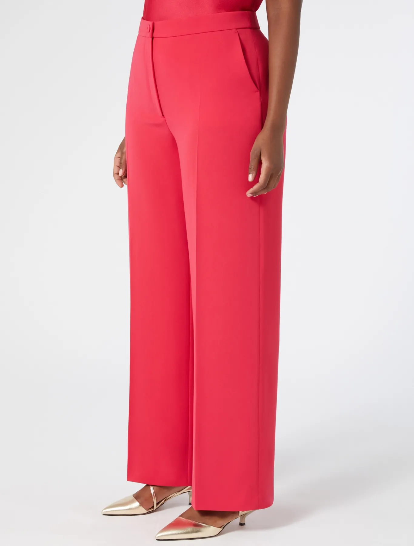 Marina Rinaldi Pantalon en cady triacétate FUCHSIA Fashion